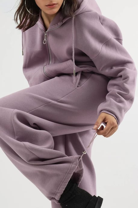 Dames Lange Fleece Joggingbroek - Image 4