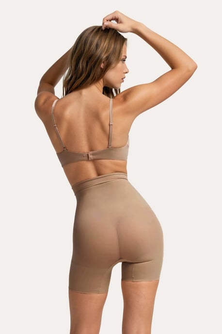 Premium Sömlösa Högmidjade Midjehög Shorts Shapewear - Image 2