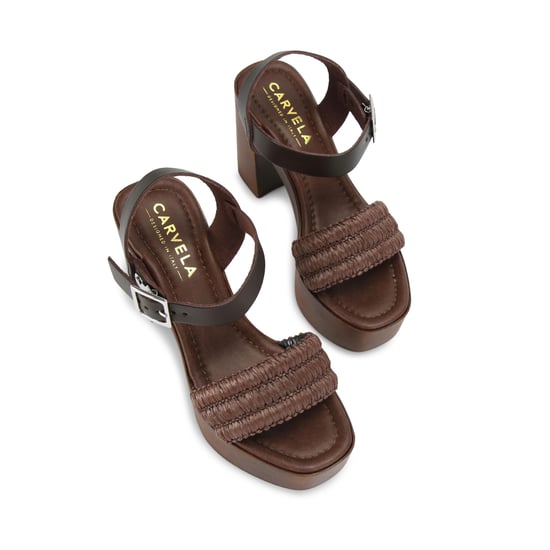 Carvela Leather Sassari Block Sandals - Image 2