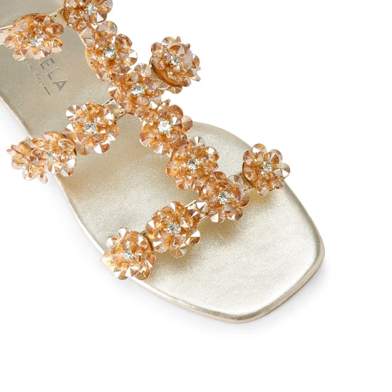Carvela Leather Organza Sandal Sandals - Image 4