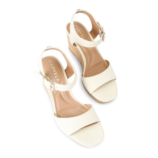 Carvela Suede Sadie Wedge Heels - Image 2