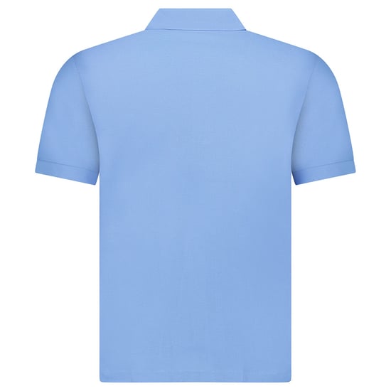 Burberry Mens Hartford Zip Polo Shirt - Periwinkle Blue - Image 3