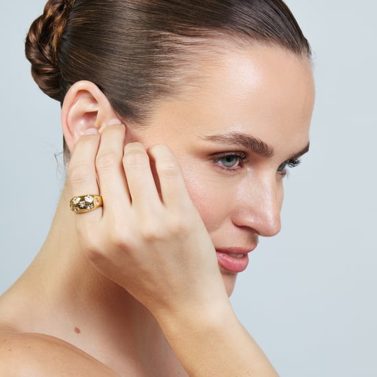 Luxenter Ring in Brilliant Metal and Zirconia Alloy finished in 18k yellow gold - Juini - Image 2