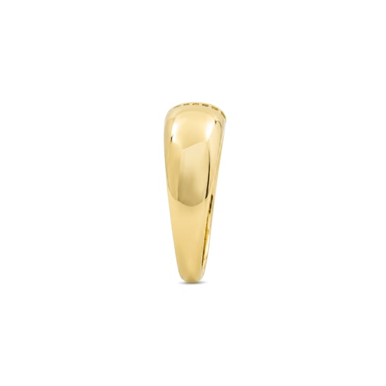 Luxenter Brilliant Metal and Zirconia Alloy Ring finished in 18k yellow gold - Dushli - Image 3