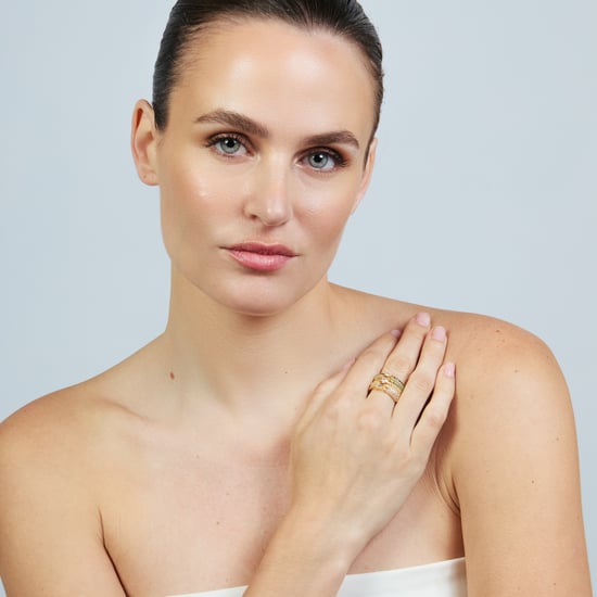 Luxenter Ring in Metal Alloy and Multicolor Zirconia finished in 18k yellow gold - Thihsak - Image 2