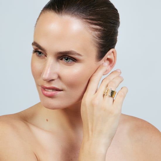 Luxenter Ring in Brilliant Metal en Zirconia Alloy afgewerkt in 18k geelgoud - Legin - Image 2