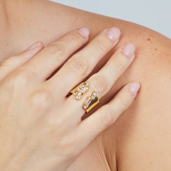 Luxenter Ring in Brilliant Metal en Zirconia Alloy afgewerkt in 18k geelgoud - Legin - Image 4