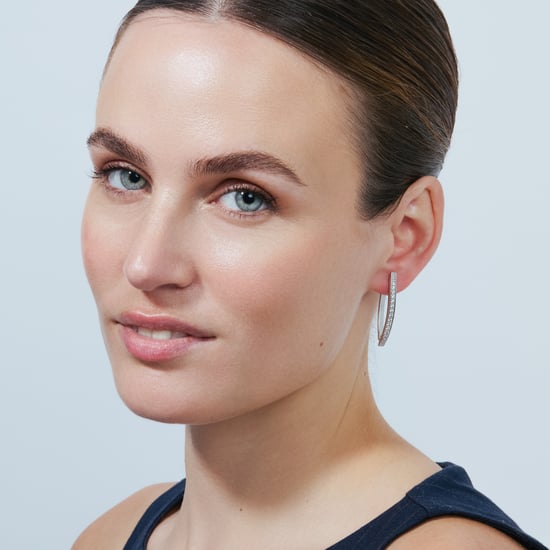 Luxenter Brilliant Rhodium-afgewerkte metalen en zirkonia legering oorbellen - Mosiath - Image 2