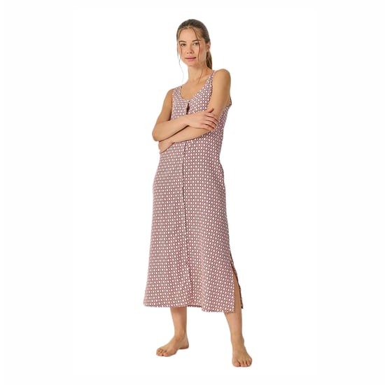 Dames Zomer Lange Mouwloze Nachthemd JJB38 - Image 5