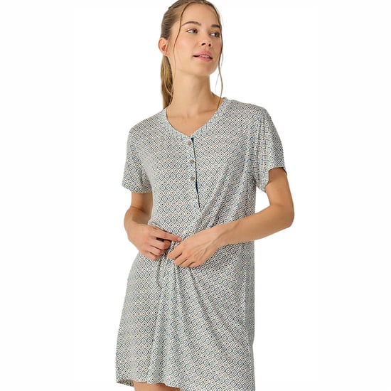 Women's Summer Nightgown Short Sleeve JJB27 - Image 2