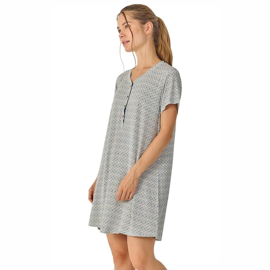 Women's Summer Nightgown Short Sleeve JJB27 - Image 5
