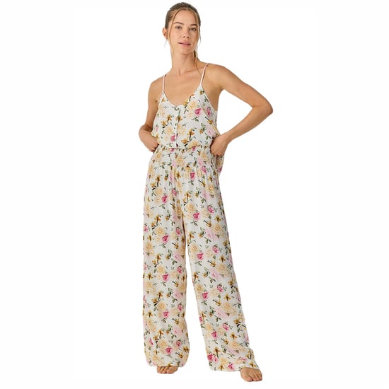 Women's Summer Pyjamas with Straps and Flowy Long Pants JJB30 - Image 2