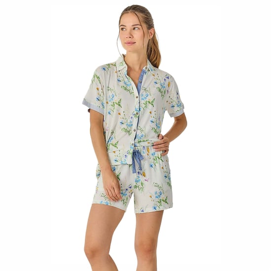 Women's Summer Pyjamas Short Sleeve Shirt JJB17 - Image 5
