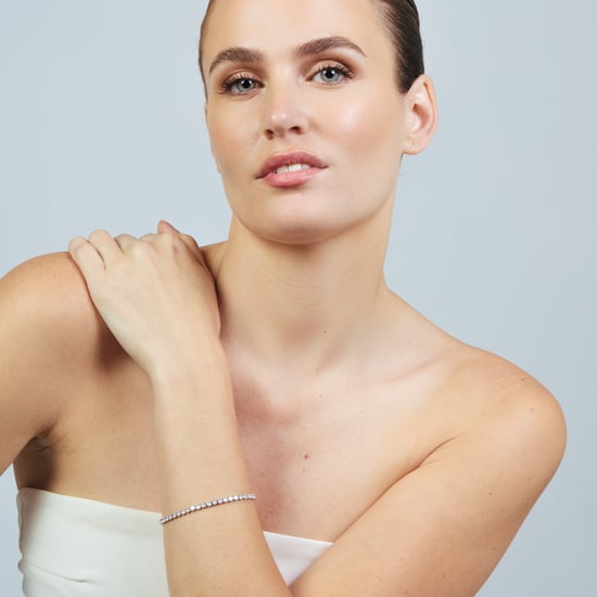 Luxenter armband in Brilliant Metal Alloy en Zirconia Rhodium afwerking - Newyn - Image 2