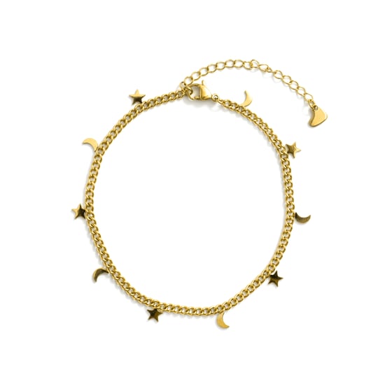 Luxenter armband afgewerkt in 18 karaat geel goud - Lahio - Image 3
