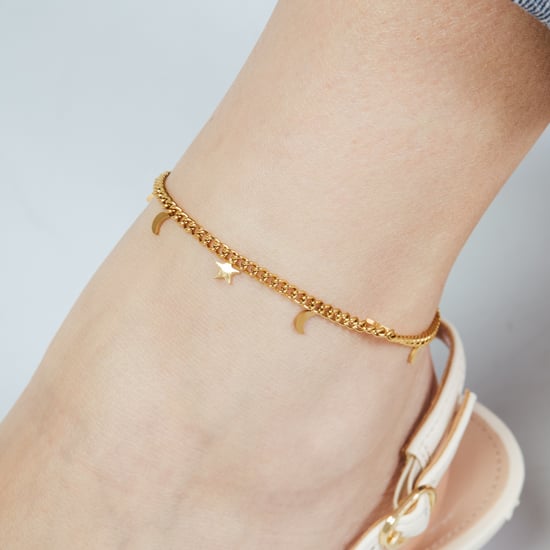Luxenter armband afgewerkt in 18 karaat geel goud - Lahio - Image 4