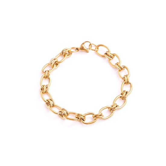 Luxenter Armband met 18-karaats geelgouden afwerking - Hataj - Image 1