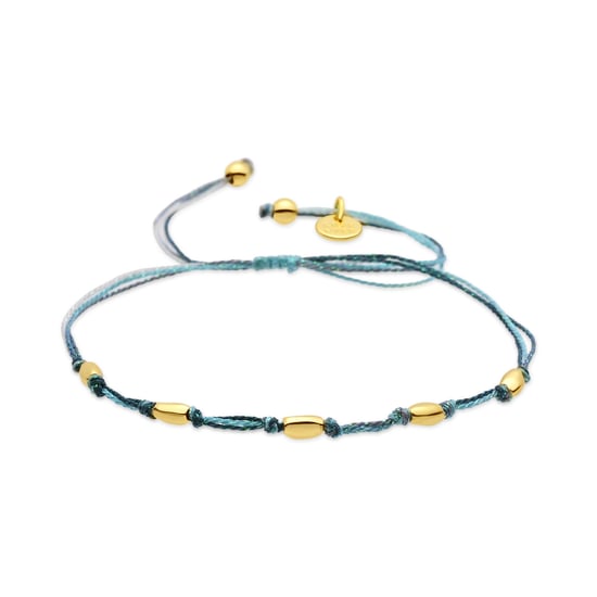Luxenter Bracelet i Cadás Glas Dorcha agus Miotal Alloy le bailchríoch Róidiam - Buawe - Image 1