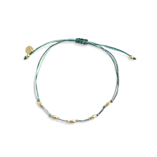 Luxenter Bracelet i Cadás Glas Dorcha agus Miotal Alloy le bailchríoch Róidiam - Buawe - Image 2