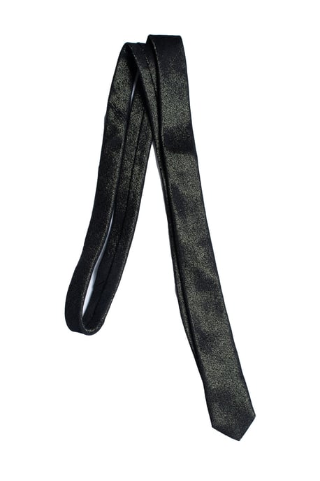 Saint Laurent, black and gold tie - Image 1