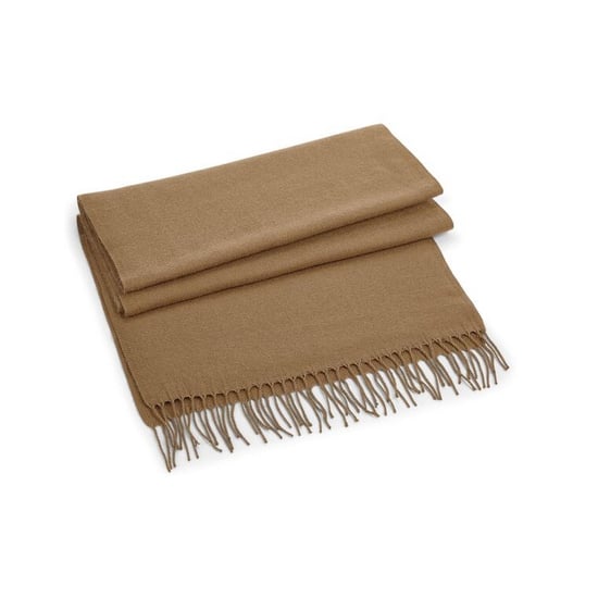 Beechfield Klassieke geweven sjaal voor volwassenen (Koekje) - Image 1