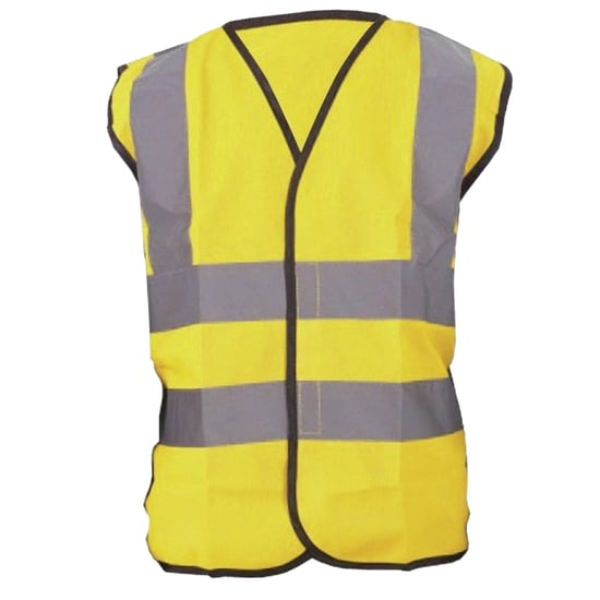 Yoko Hi-Vis Childrens Unisex Taillejas / Jasje (Hi-Vis Geel) - Image 2