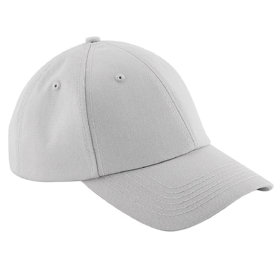 Beechfield Unisex Authentieke 6 Paneel Honkbalpet (Lichtgrijs) - Image 2