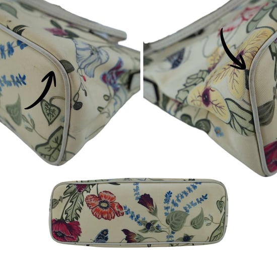 Gucci stoffen draagtas met bloemenprint - Image 4