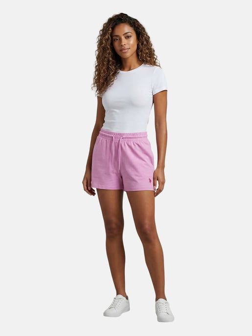 U.S. Polo Assn. dames sweatshorts van katoen met stretch - Image 4