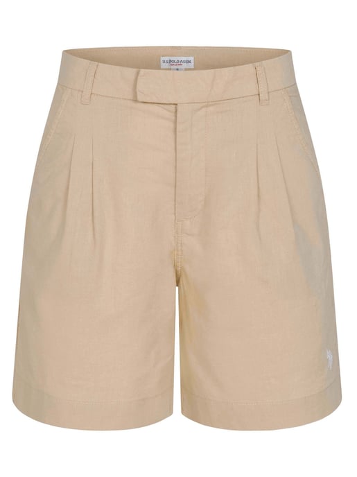 U.S. Polo Assn. dames linnen shorts van linnen-katoenmix - Image 1