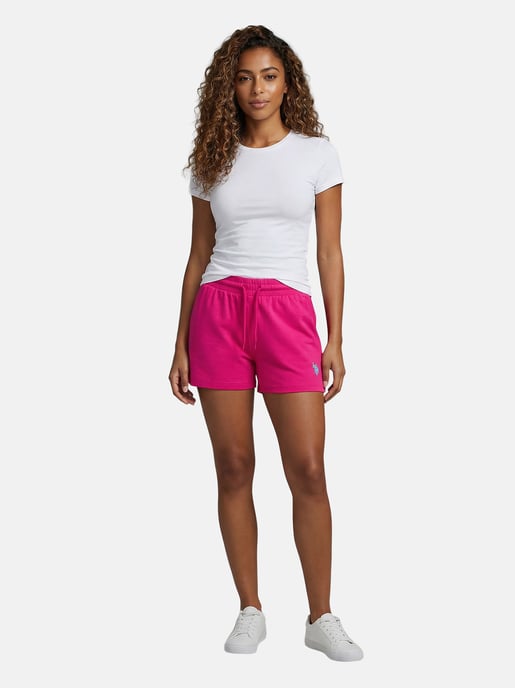 U.S. Polo Assn. dames sweatshorts van katoen met stretch - Image 4