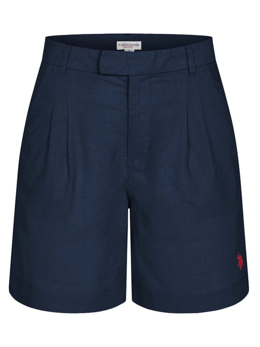 U.S. Polo Assn. dames linnen shorts van linnen-katoenmix - Image 1