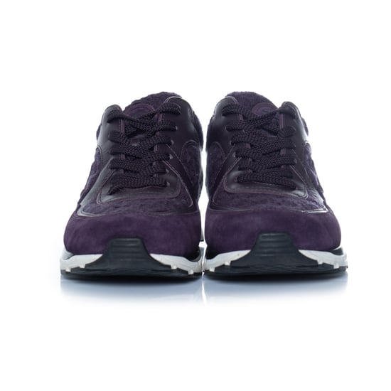 Chanel, lila sneakers med CC-logotyp - Image 5