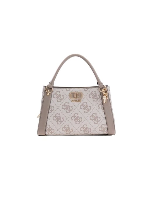 Guess Schoudertas Donker Taupe Logo - Image 1
