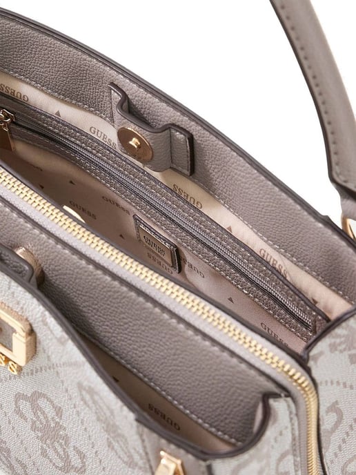 Guess Schoudertas Donker Taupe Logo - Image 3