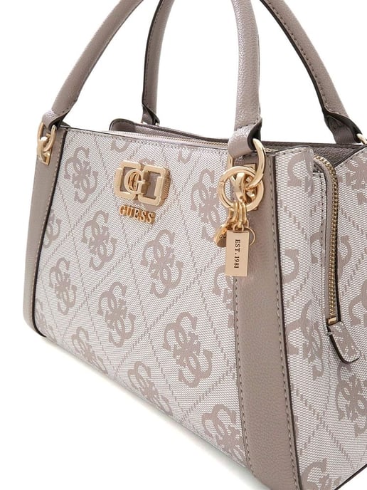 Guess Schoudertas Donker Taupe Logo - Image 5