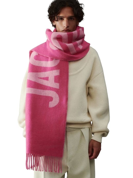 Jacquemus Scarf Multi Pink - Image 3