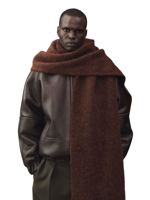 Jacquemus Sjaal Bruin - Image 4