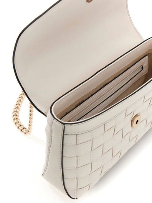 Guess Axellväska Off White - Image 3