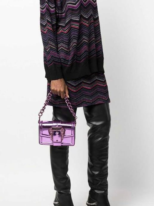 Versace Jeans Couture Schoudertas Paars - Image 5