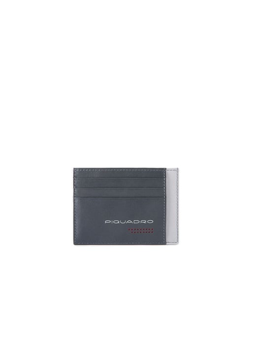 Piquadro Portemonnee Grijs Zwart - Image 1