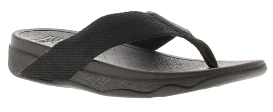 FitFlop Womens Flip Flops Surfa Slip On black - Image 1