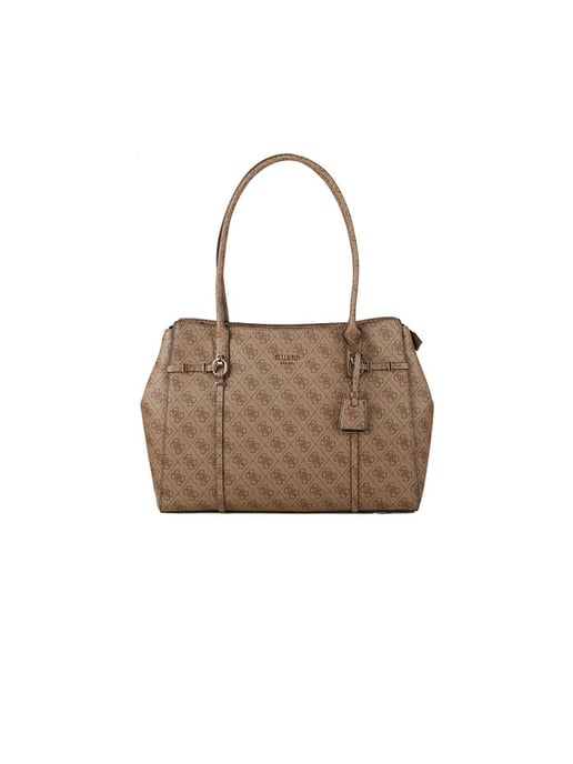 Guess Tote Bag Latte Logo - Image 1
