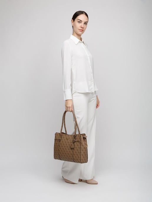 Guess Tote Bag Latte Logo - Image 5