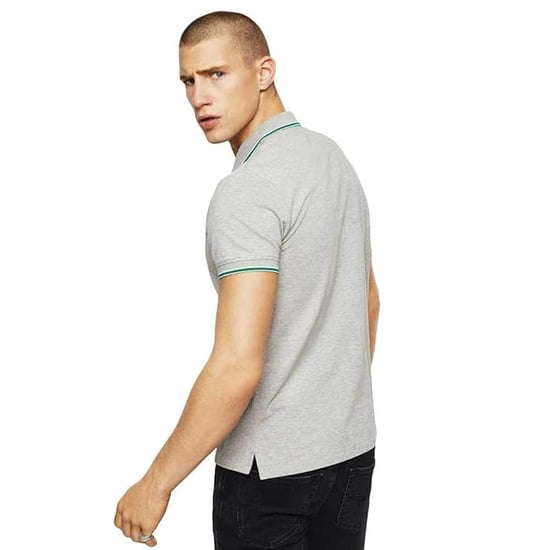Diesel Polo Shirt Mens Grey T-Randy Short Sleeve - Image 2