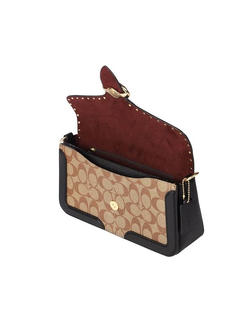 Coach Axelfodral Guld/Khaki/Terracotta - Image 4