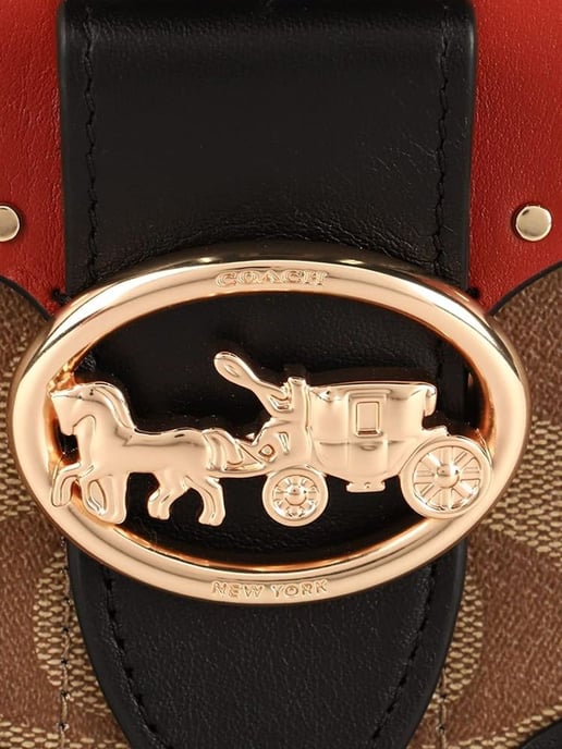 Coach Axelfodral Guld/Khaki/Terracotta - Image 5