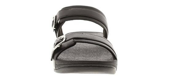 FitFlop Womens Flip Flops Lulu Adjustable Slider Leather Slip On black - Image 3