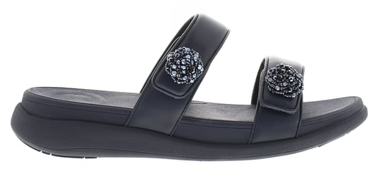 FitFlop Womens Flat Sandals Mode Go Beadie Button Flatform Slip On mindight navy - Image 2