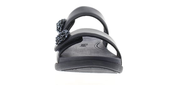 FitFlop Womens Flat Sandals Mode Go Beadie Button Flatform Slip On mindight navy - Image 3